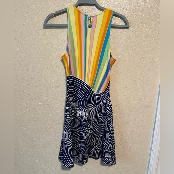 Mara Hoffman Sun Rainbow Waves Printed Dress Size XS Stretchy‎ - Picture 3 of 6